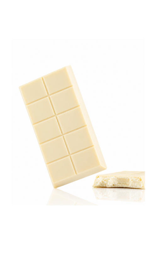 White Chocolate Bar Filled with White Cream